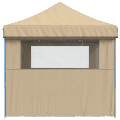 Party Tent Folding Beige 292 x 440 x 315 cm Oxford Fabric