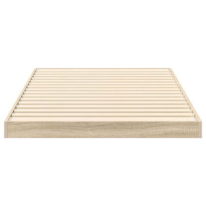 Floor Bed Frame Sonoma 75 x 190 cm Engineered Wood