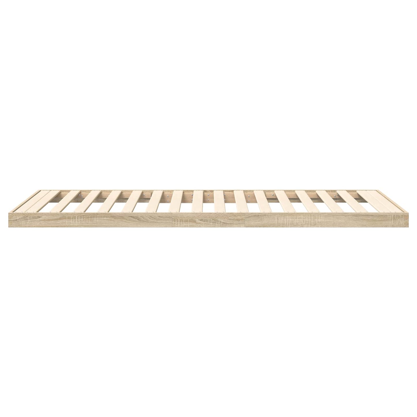 Floor Bed Frame Sonoma 75 x 190 cm Engineered Wood
