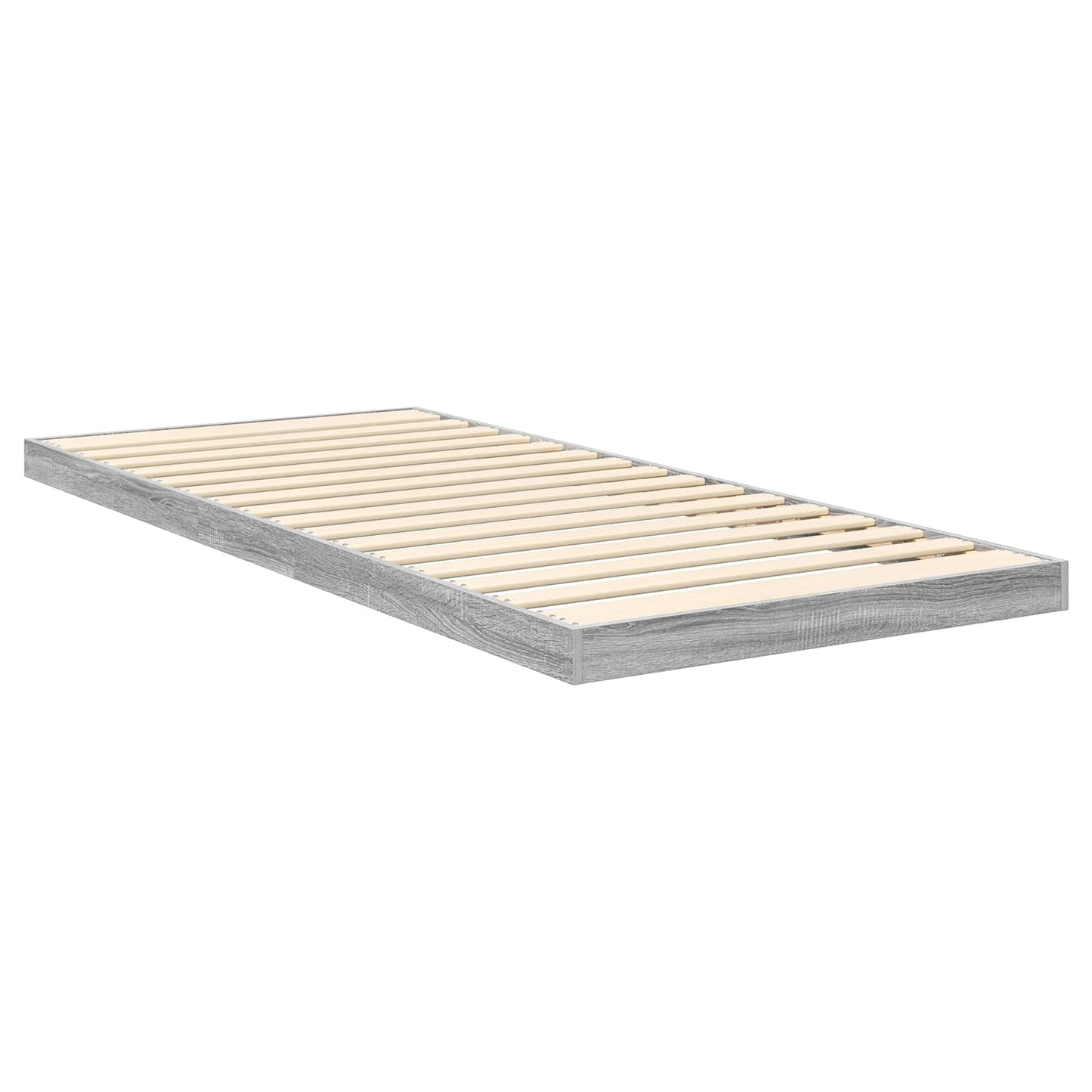 Floor Bed Frame Sonoma 75 x 190 cm Engineered Wood