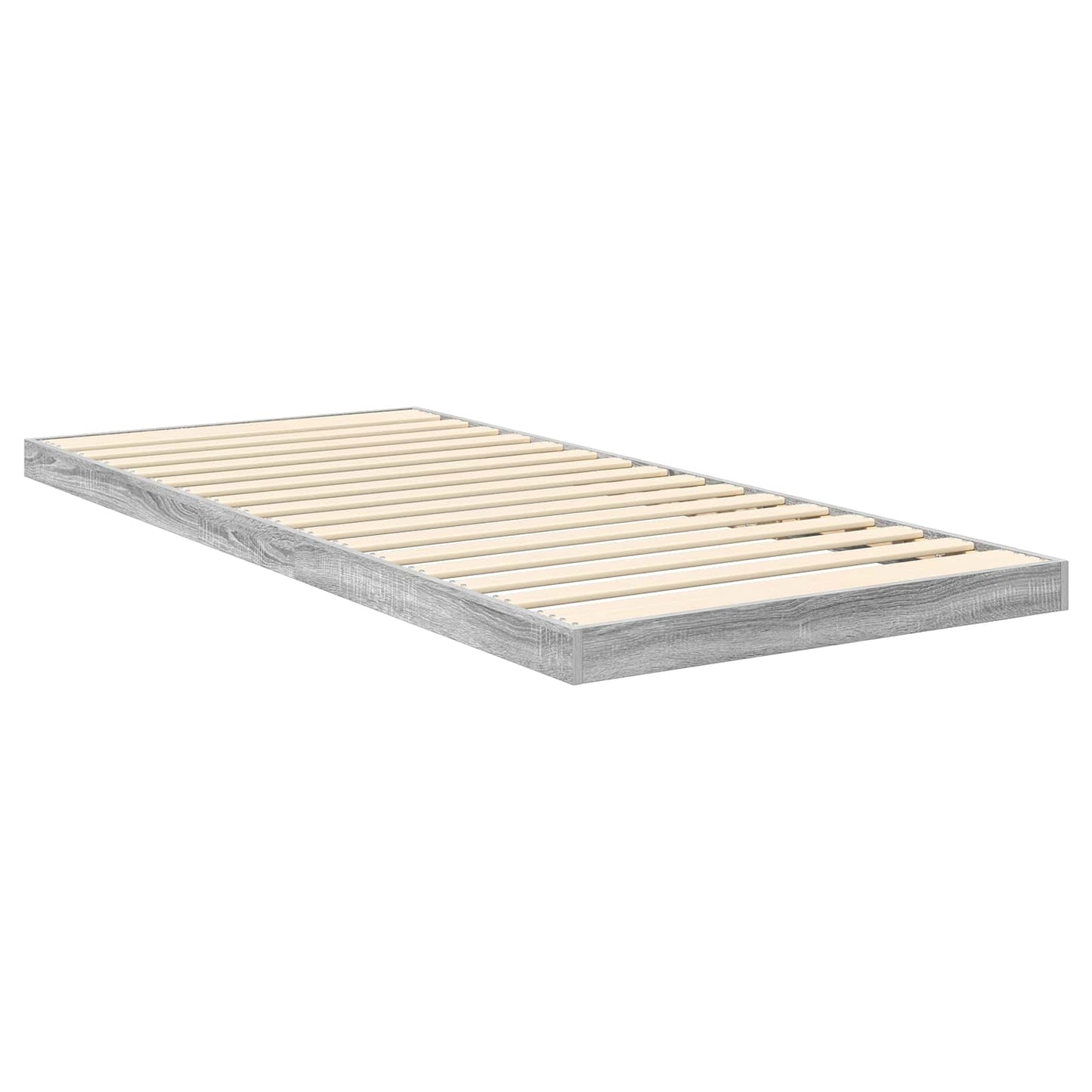 Floor Bed Frame Sonoma 75 x 190 cm Engineered Wood