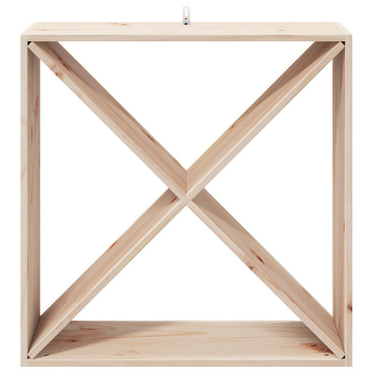 Wine Rack 4 pcs Natural 62 x 25 x 62 cm Solid Pine Wood
