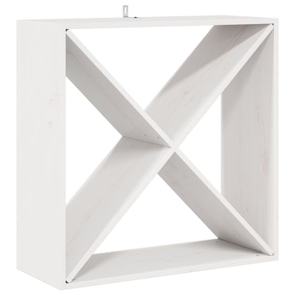 Wine Rack 4 pcs White 62 x 25 x 62 cm Solid Pine Wood