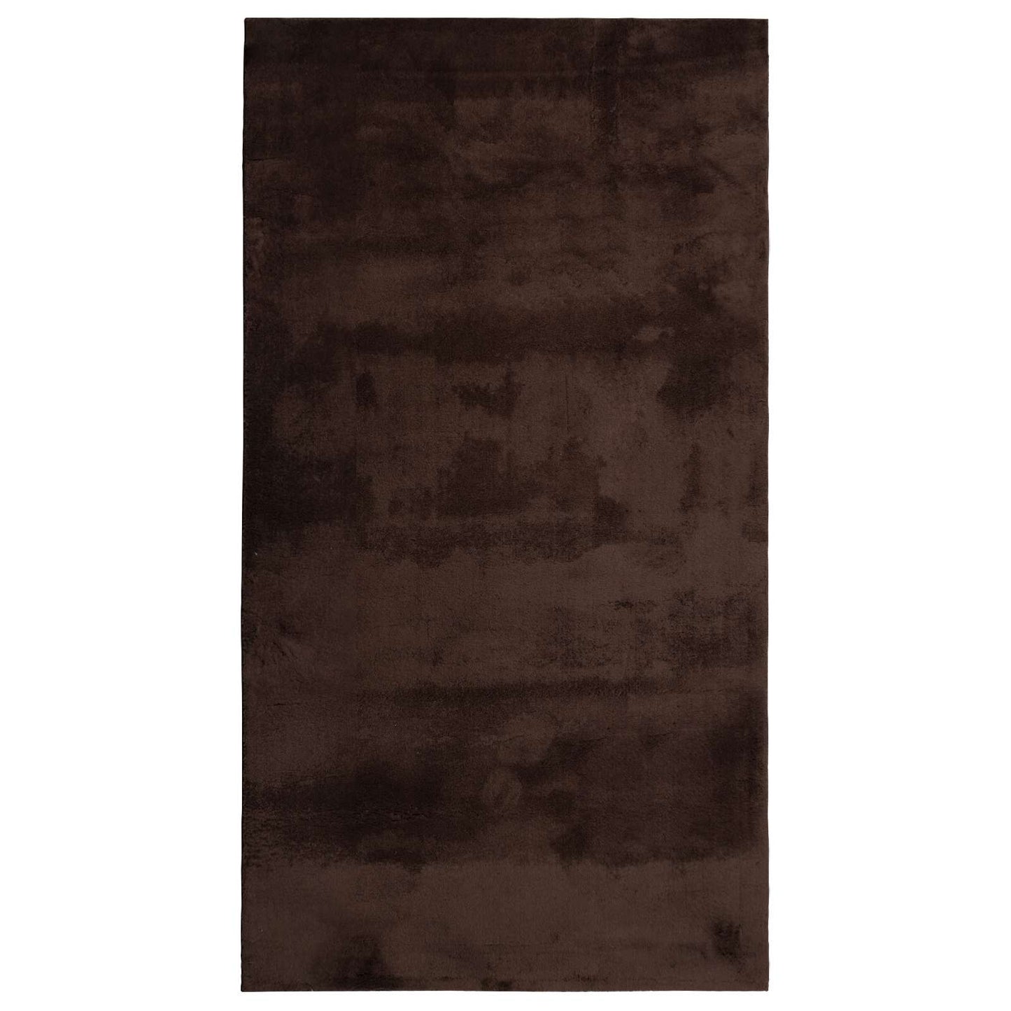 Medium Pile Soft and Washable Rug HUARTE Brown 60 x 110 cm