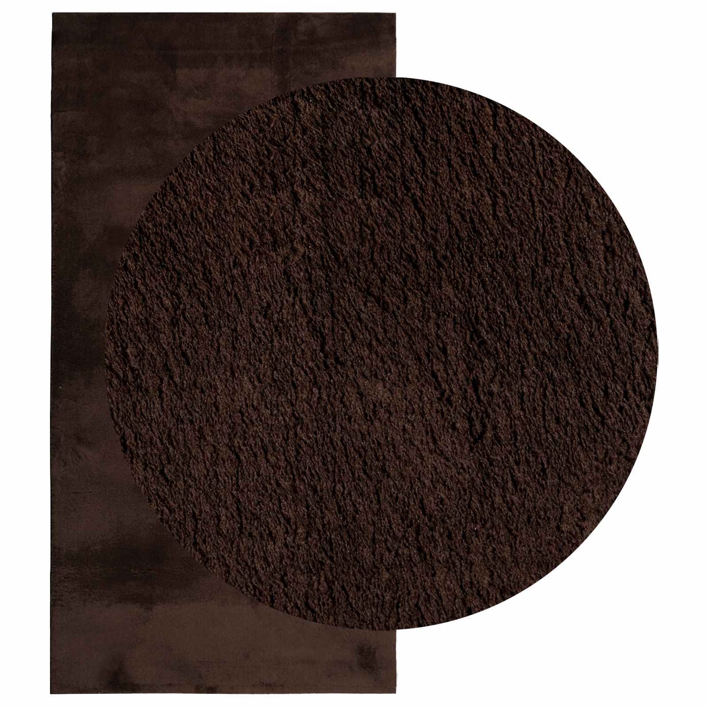 Medium Pile Soft and Washable Rug HUARTE Brown 150 x 80 cm