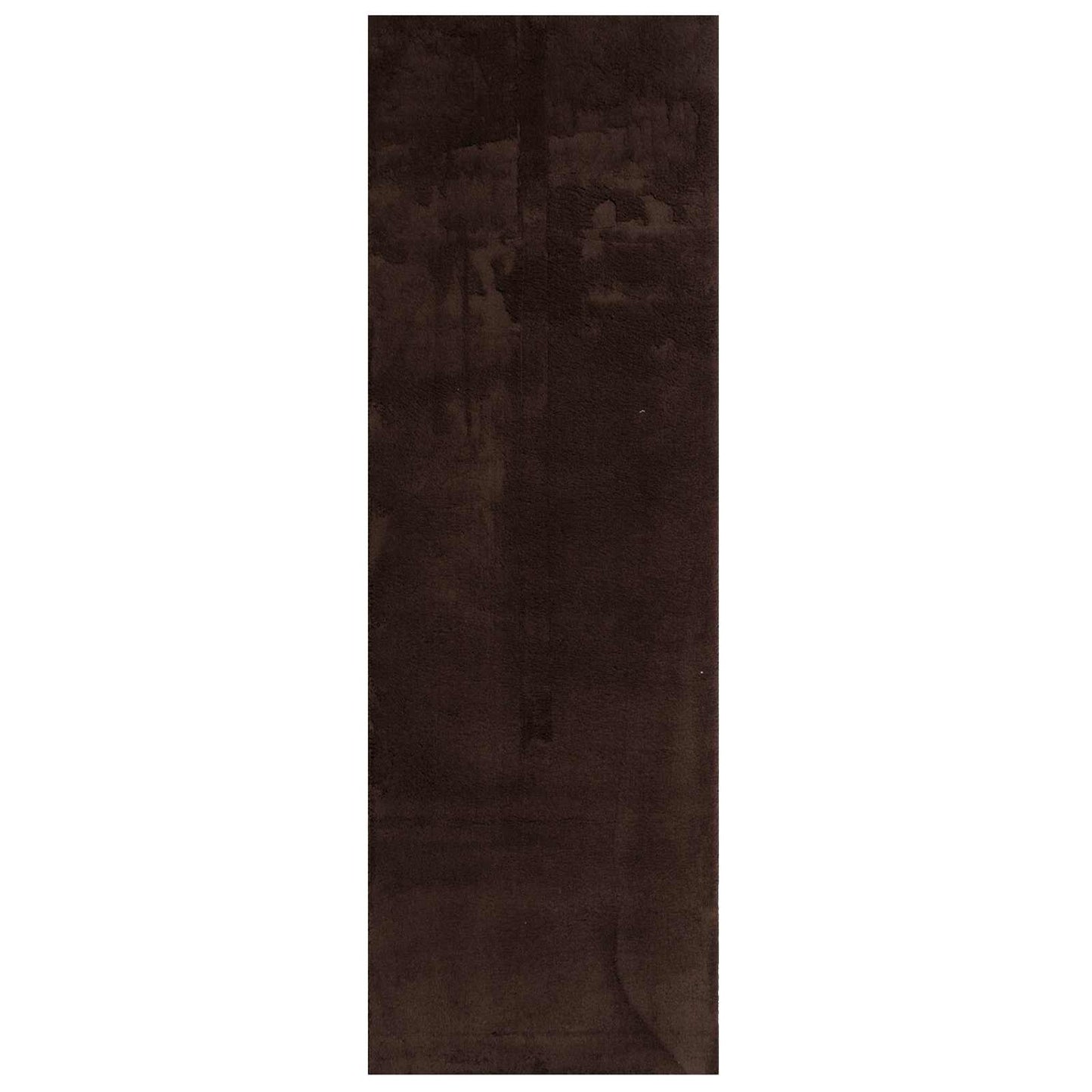 Medium Pile Soft and Washable Rug HUARTE Brown 250 x 80 cm
