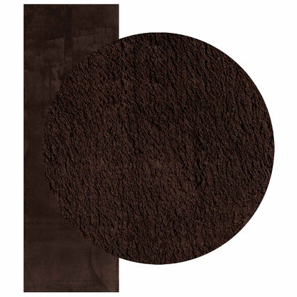 Medium Pile Soft and Washable Rug HUARTE Brown 250 x 80 cm