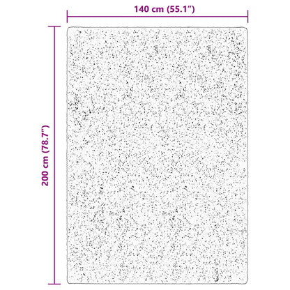 Medium Pile Soft and Washable Rug HUARTE Brown 200 x 140 cm