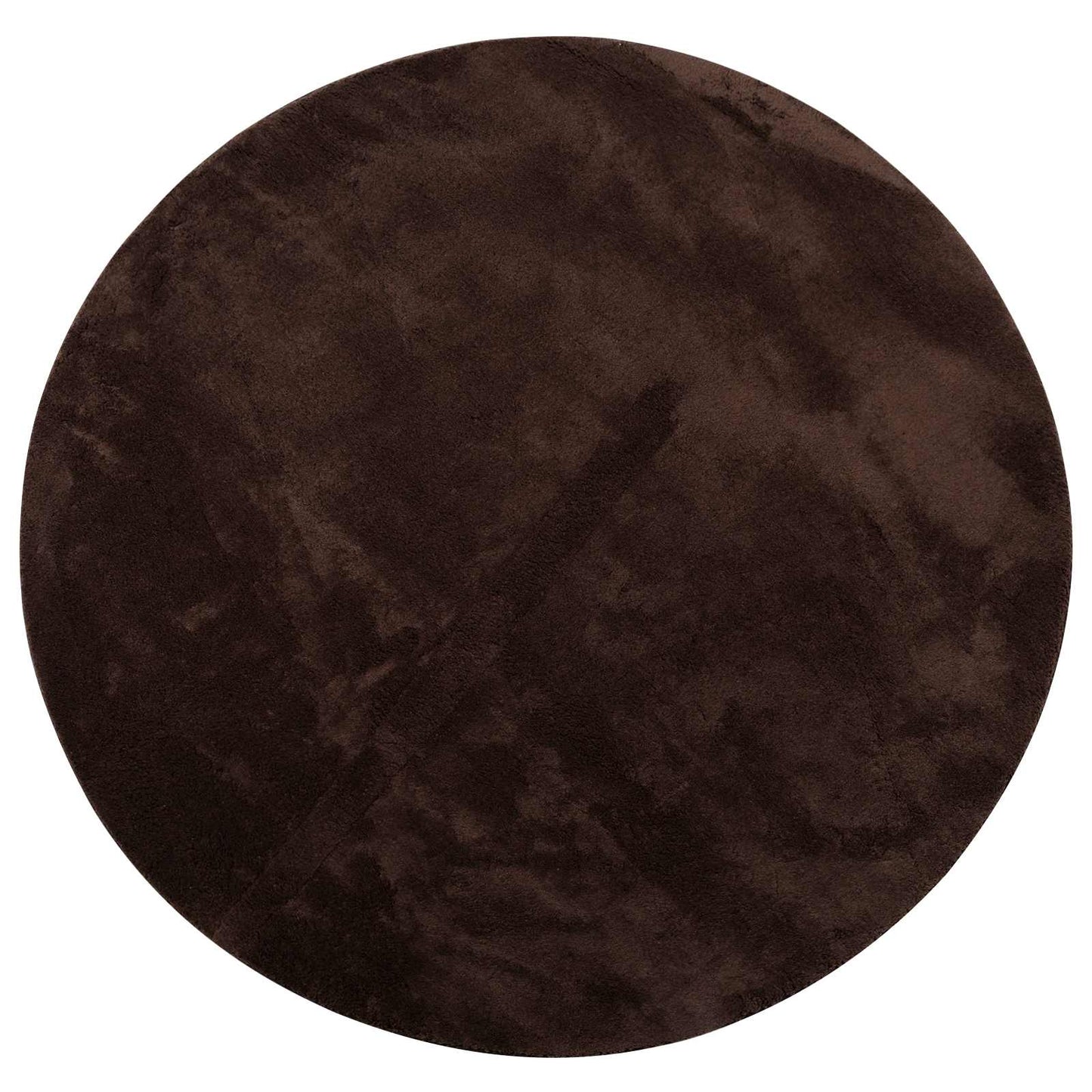 Medium Pile Soft and Washable Rug HUARTE Brown Ø 200 CM