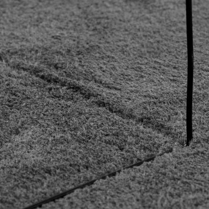 Medium Pile Soft and Washable Rug HUARTE Anthracite 80 x 750 cm