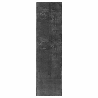 Medium Pile Soft and Washable Rug HUARTE Anthracite 80 x 750 cm