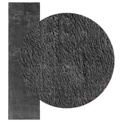 Medium Pile Soft and Washable Rug HUARTE Anthracite 80 x 750 cm