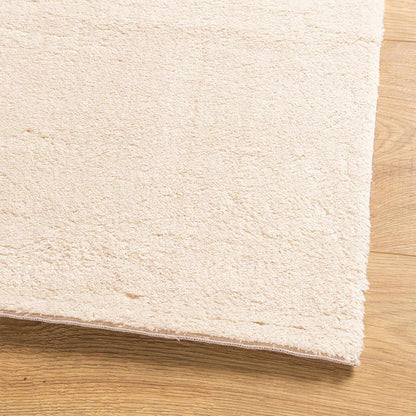 Medium Pile Soft and Washable Rug HUARTE Beige 80 x 500 cm