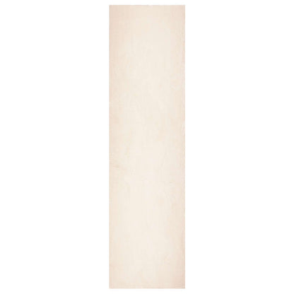 Medium Pile Soft and Washable Rug HUARTE Beige 80 x 500 cm