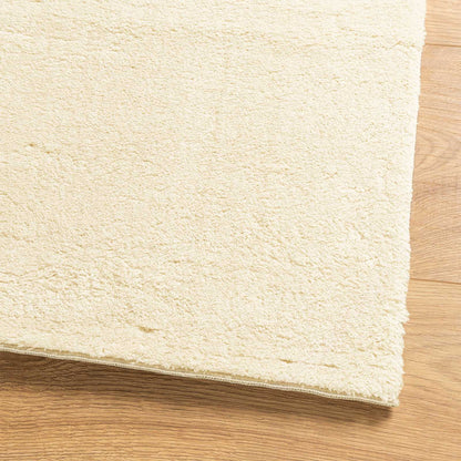 Medium Pile Soft and Washable Rug HUARTE Cream 80 x 400 cm
