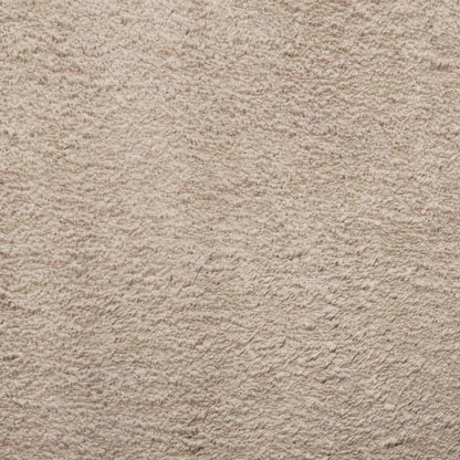 Medium Pile Soft and Washable Rug HUARTE Sand 1000 x 80 cm