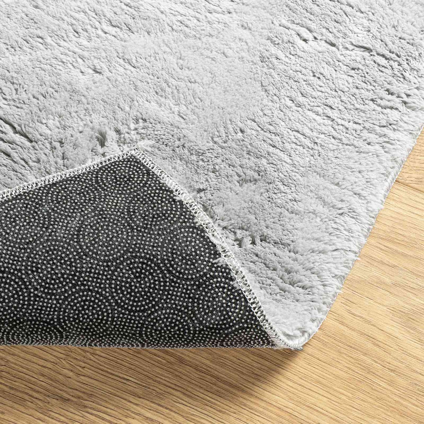 Medium Pile Soft and Washable Rug HUARTE Grey 80 x 300 cm