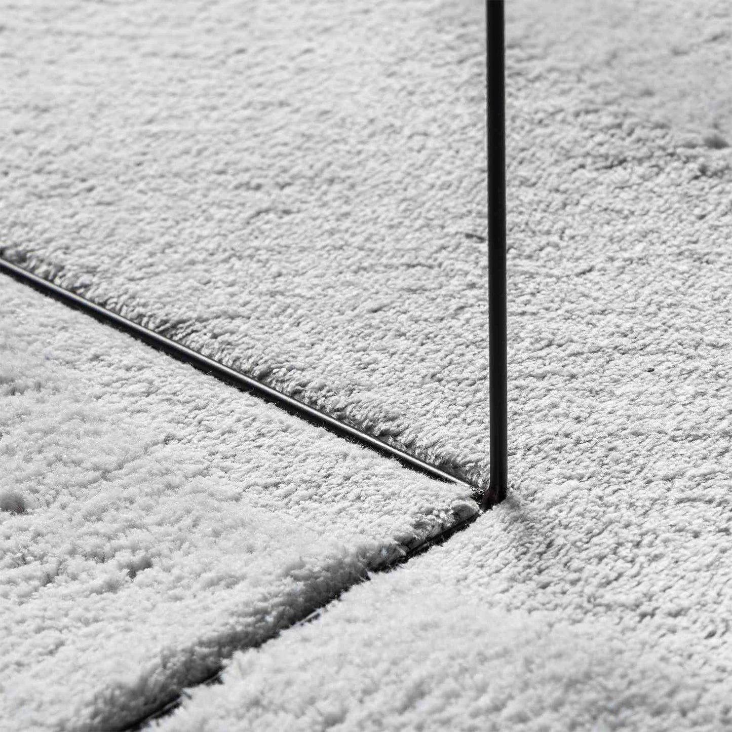 Medium Pile Soft and Washable Rug HUARTE Grey 80 x 500 cm