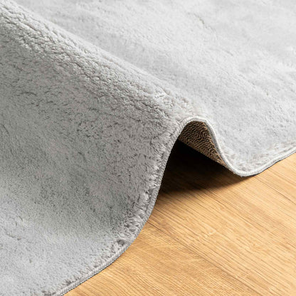 Medium Pile Soft and Washable Rug HUARTE Grey 80 x 500 cm