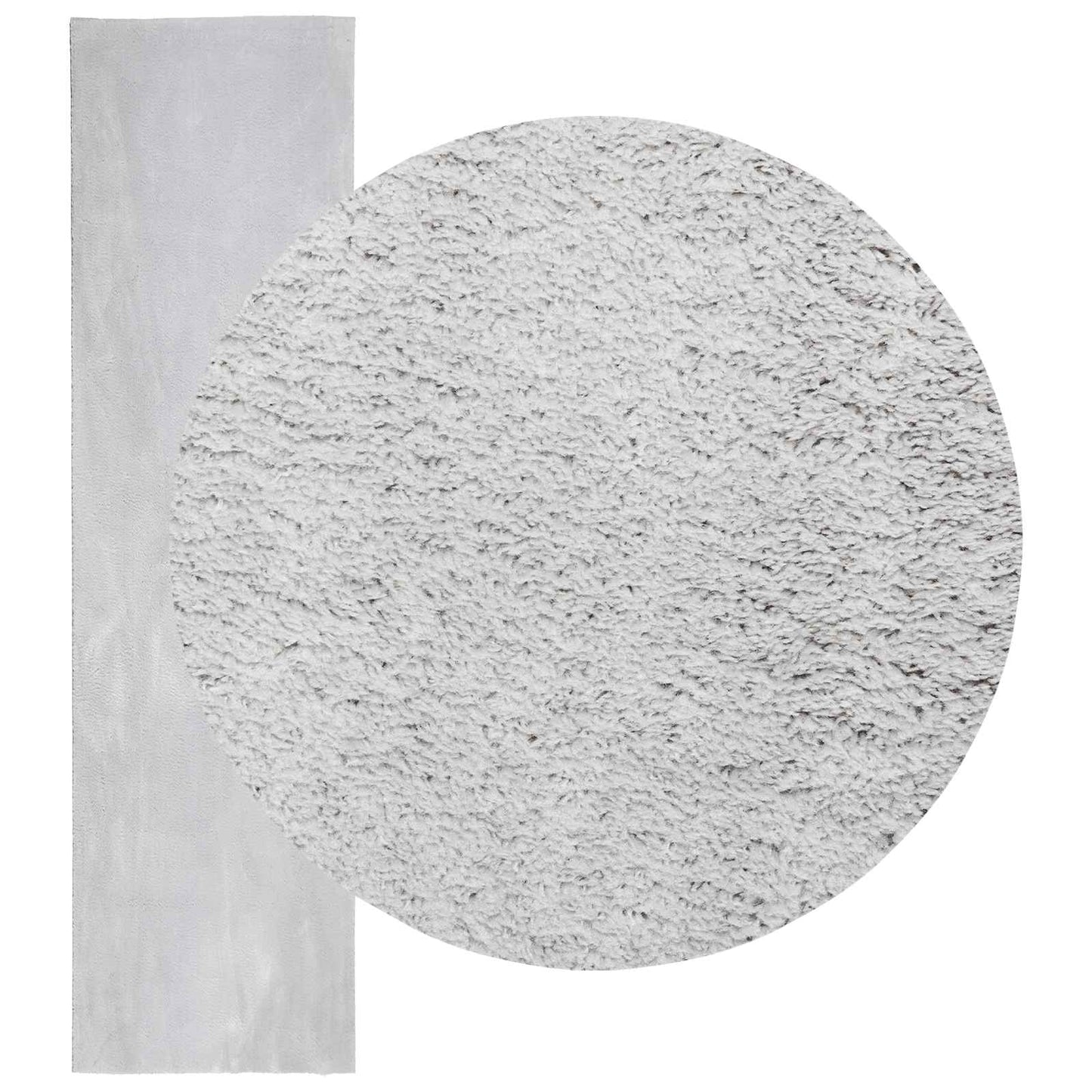 Medium Pile Soft and Washable Rug HUARTE Grey 750 x 80 cm