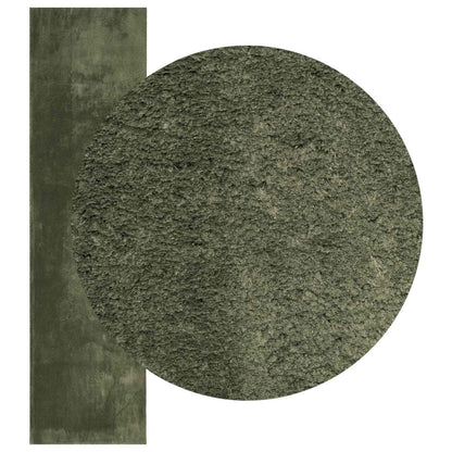Medium Pile Soft and Washable Rug HUARTE Forest green Polyester