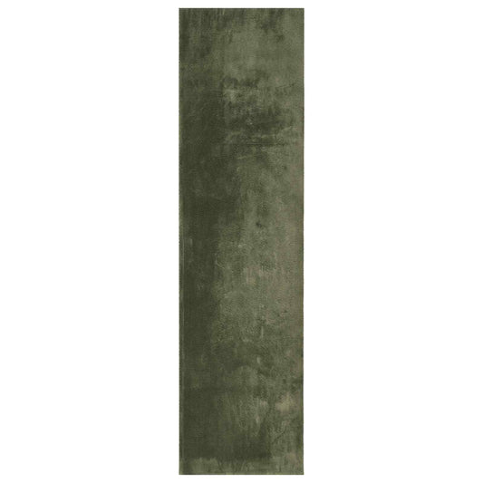 Medium Pile Soft and Washable Rug HUARTE Forest green Polyester