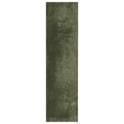Medium Pile Soft and Washable Rug HUARTE Forest green Polyester