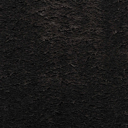Medium Pile Soft and Washable Rug HUARTE Black 500 x 80 cm
