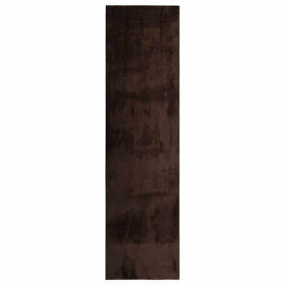 Medium Pile Soft and Washable Rug HUARTE Brown 300 x 80 cm