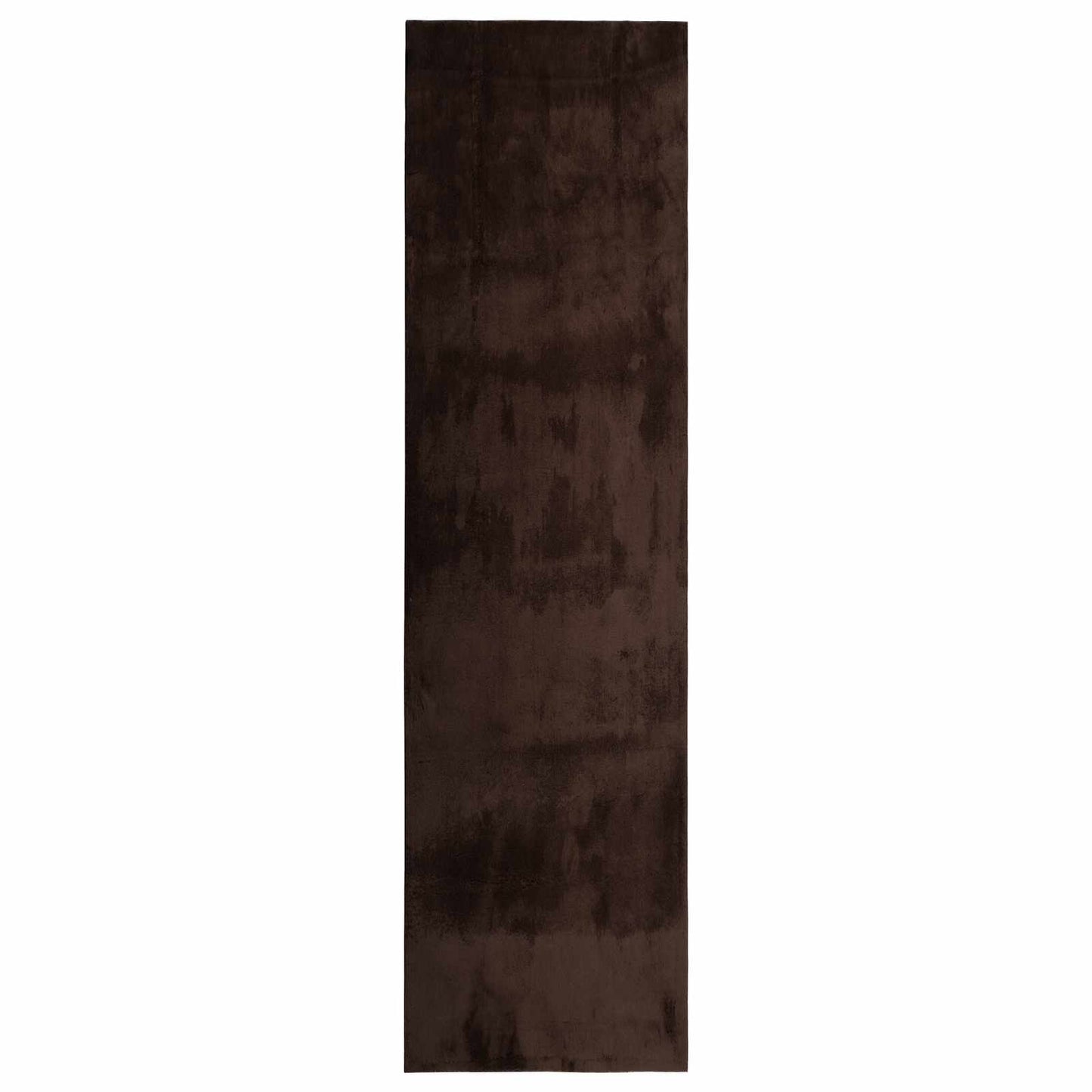 Medium Pile Soft and Washable Rug HUARTE Brown 400 x 80 cm