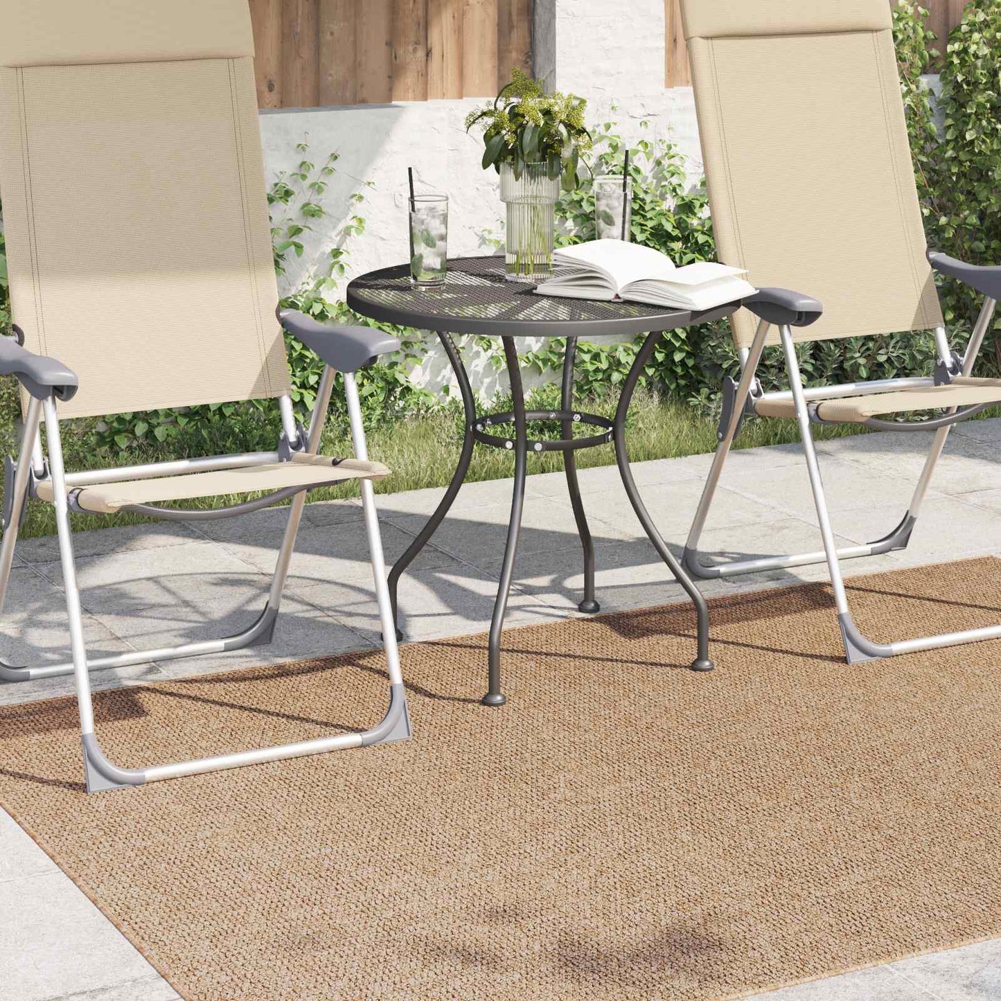 Area Rugs Rectangular AGIRA Natural 200 x 140 cm Polyester