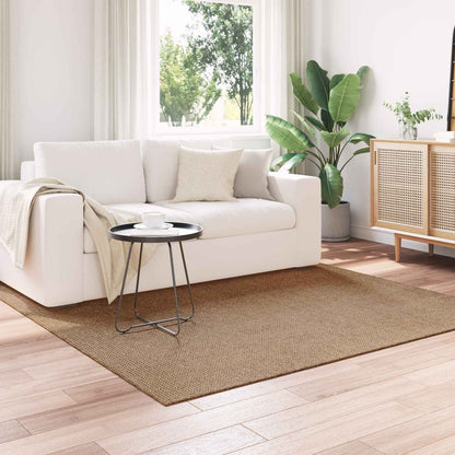 Area Rugs Square AGIRA Natural 120 x 120 cm Polyester