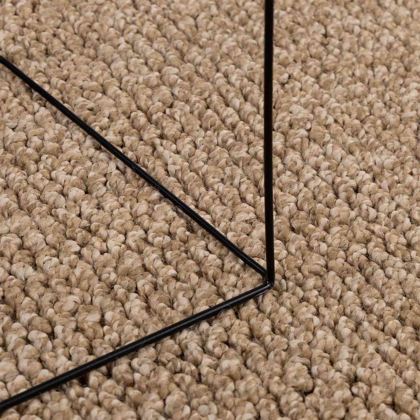 Area Rugs Round AGIRA Natural Ø 120 CM Polyester