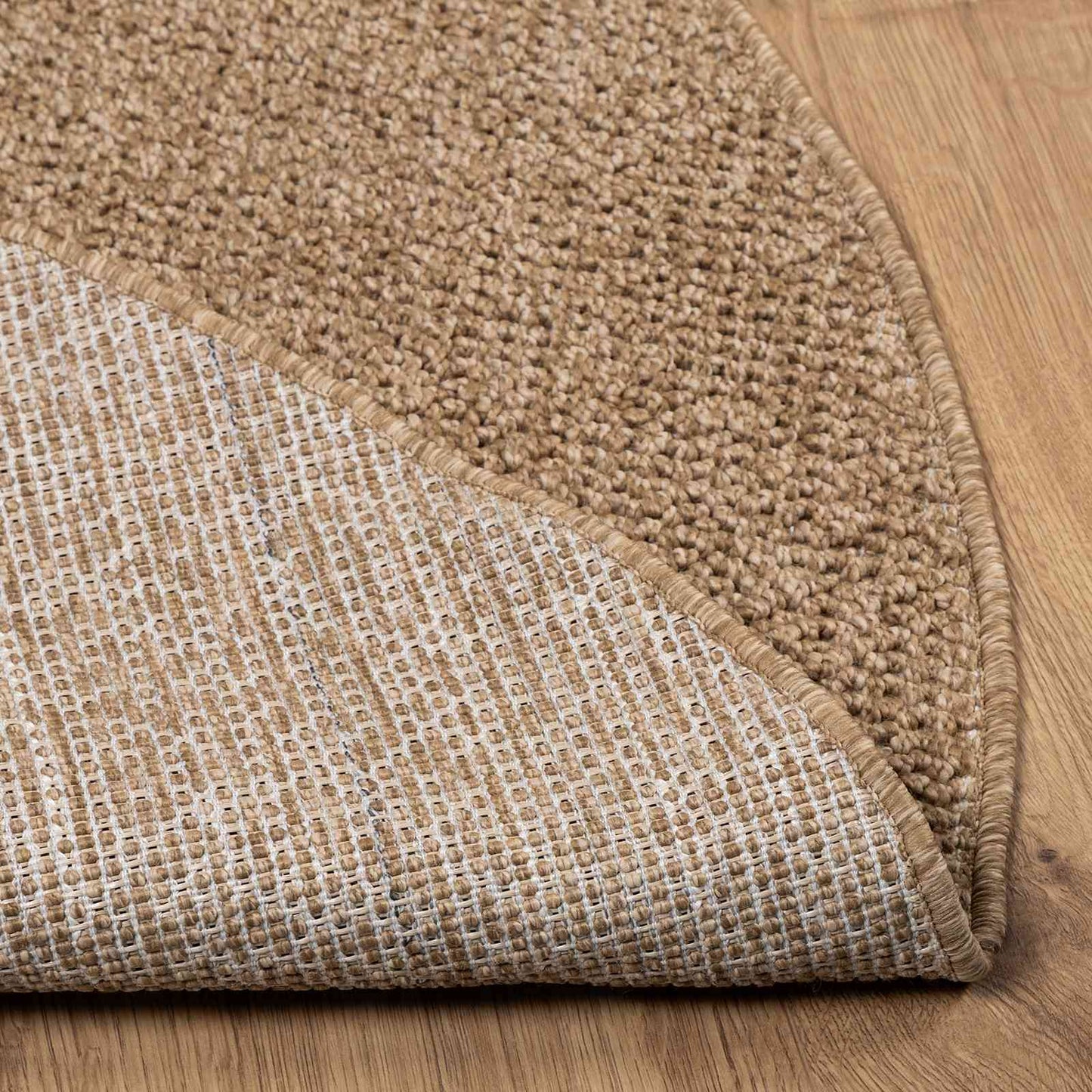 Area Rugs Round AGIRA Natural Ø 160 CM Polyester