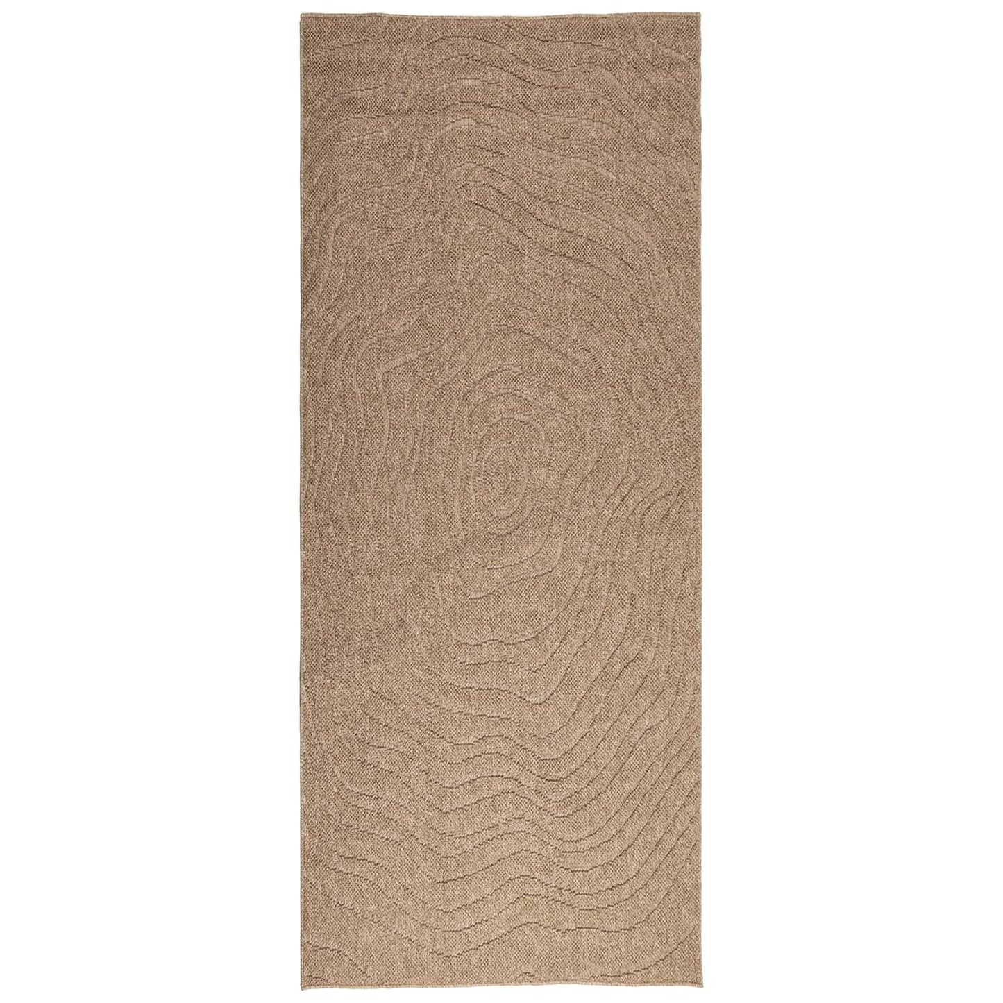 Area Rugs Moire Rectangular AGIRA Natural 150 x 80 cm Polyester