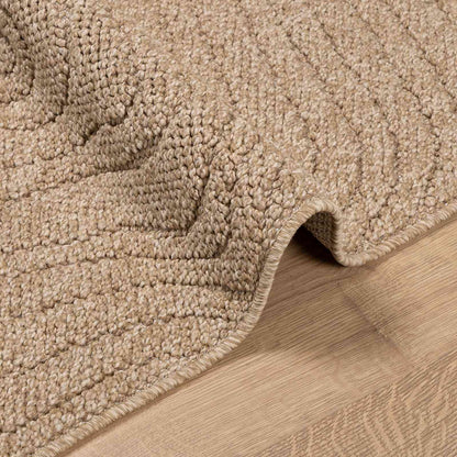 Area Rugs Moire Rectangular AGIRA Natural 170 x 120 cm