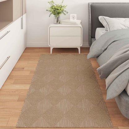 Area Rugs Rectangular AGIRA Natural 200 x 80 cm Polyester