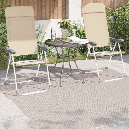 Area Rugs Square FARO Cream 200 x 200 cm Polyester