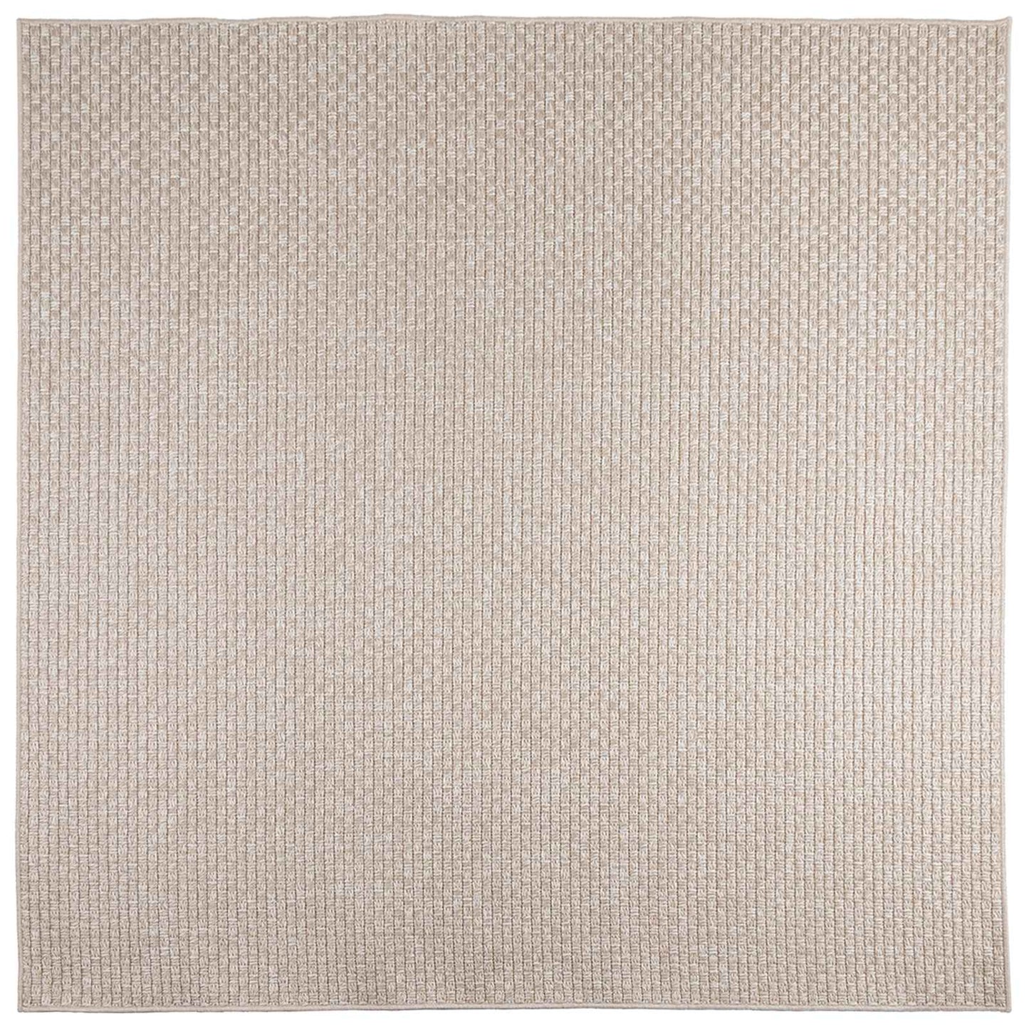 Area Rugs Square FARO Cream 200 x 200 cm Polyester