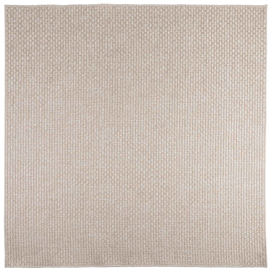Area Rugs Square FARO Cream 240 x 240 cm Polyester