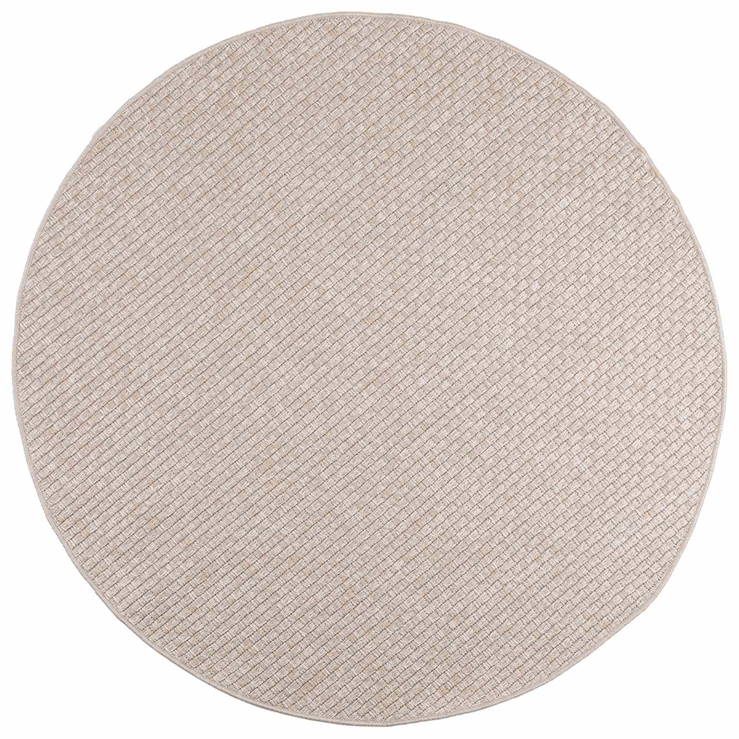 Area Rugs Round FARO Cream Ø 120 CM Polyester