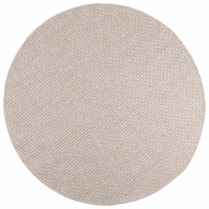 Area Rugs Round FARO Cream Ø 160 CM Polyester