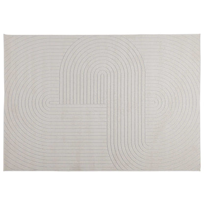 Area Rugs Rectangular PALMERAS Cream 170 x 120 cm Polyester