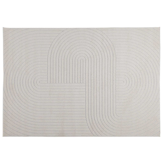 Indoor and Outdoor Rug PALMERAS Cream 230 x 160 cm Polyester