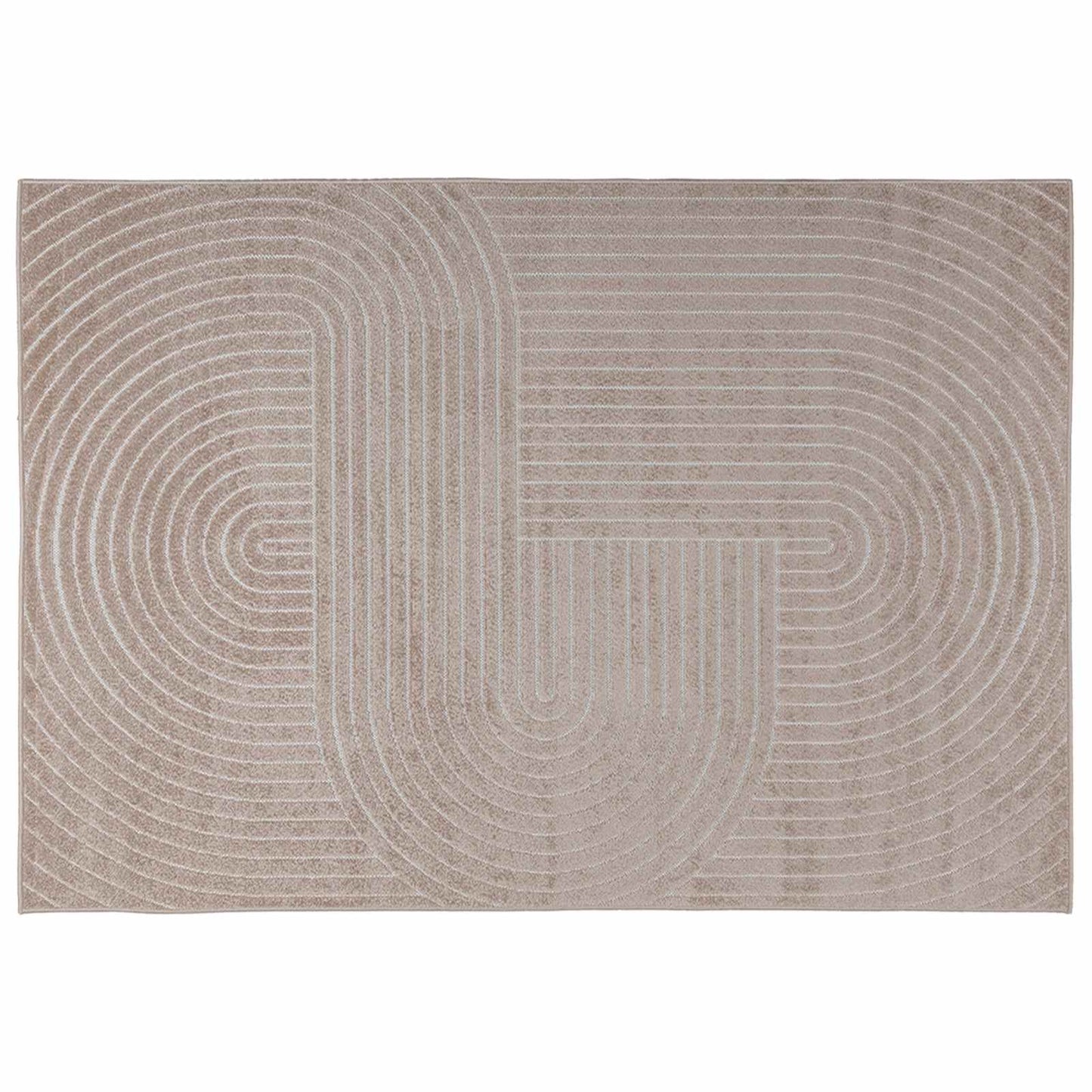 Area Rugs Rectangular PALMERAS Beige 230 x 160 cm Polyester