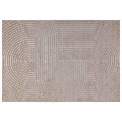 Area Rugs Rectangular PALMERAS Beige 230 x 160 cm Polyester
