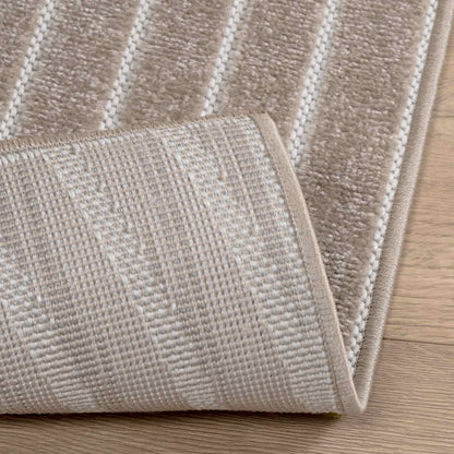 Area Rugs Square PALMERAS Beige 240 x 240 cm Polyester