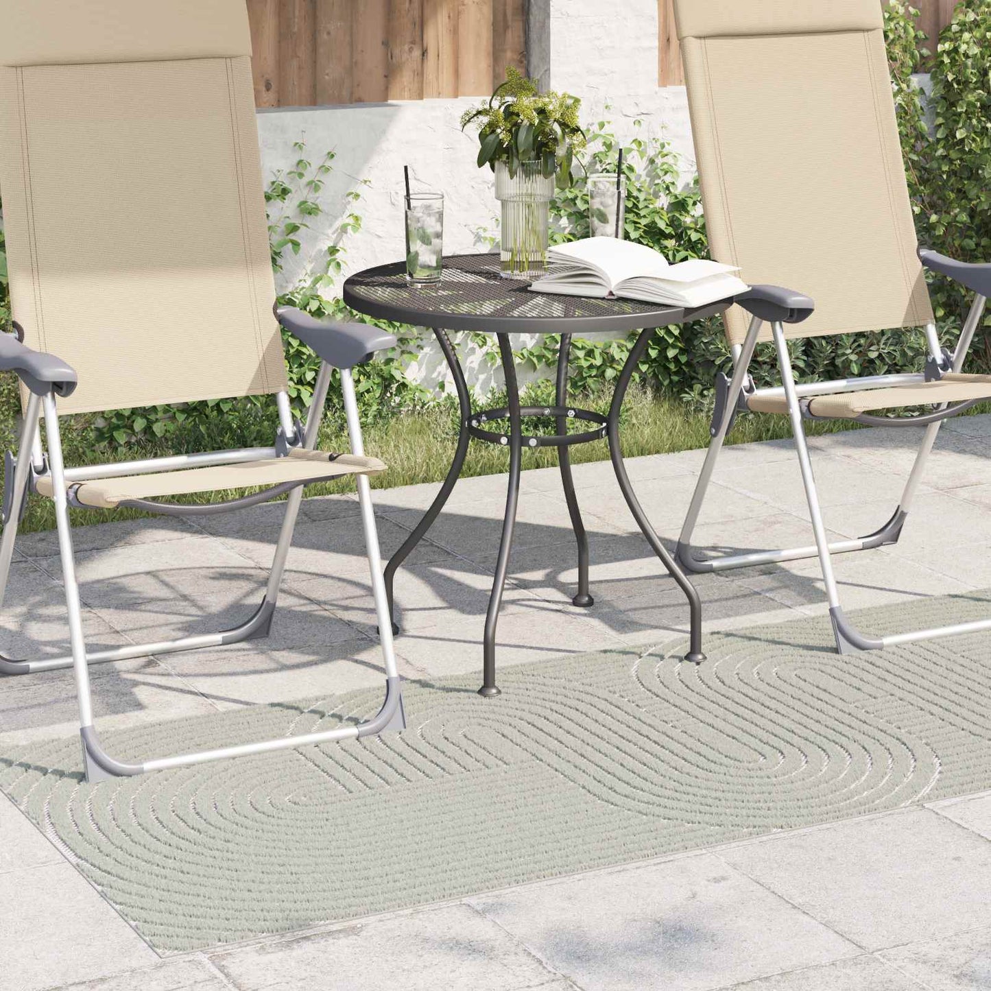 Area Rugs Rectangular PALMERAS Green 80 x 200 cm Polyester