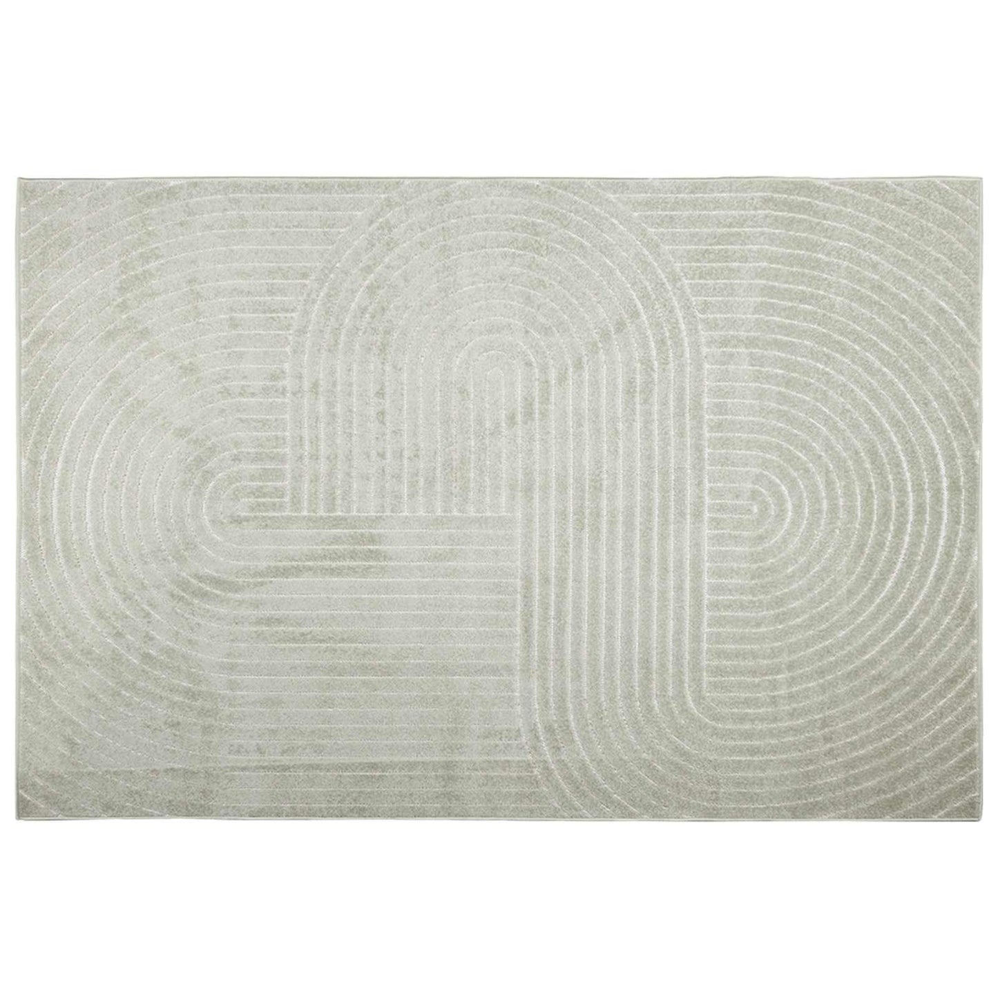 Area Rugs Rectangular PALMERAS Green 160 x 230 cm Polyester