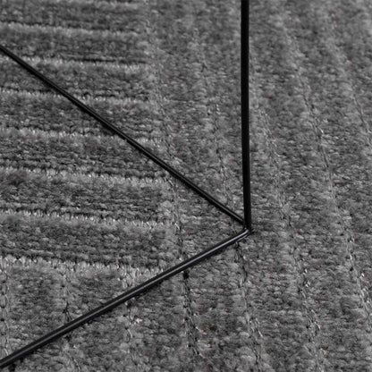 Area Rugs Rectangular PALMERAS Anthracite 230 x 160 cm